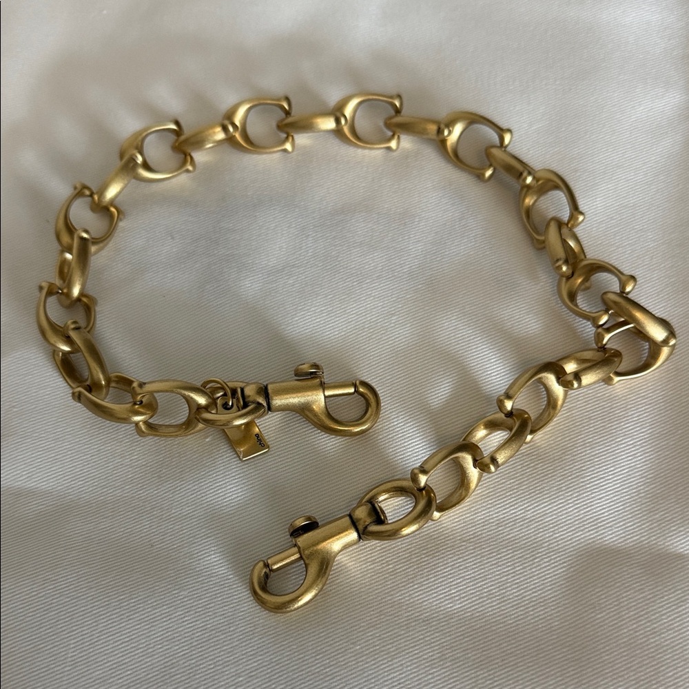 Coach C Gold Chain Bag Chain